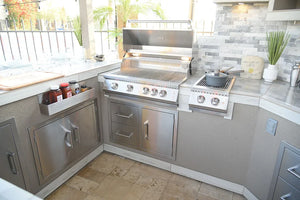 KoKoMo - Best Outdoor Kitchen Bermuda BBQ Island with TV