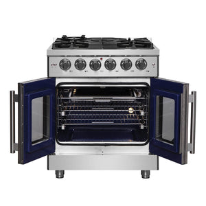 FORNO - Massimo 30″ Freestanding French Door Dual Fuel Range