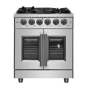 FORNO - Massimo 30″ Freestanding French Door Dual Fuel Range