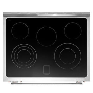 Cosmo Commercial-Style 30 in 5 cu. ft. Single Oven Electric Range with 7 Function Convection Oven in Stainless Steel