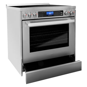 Cosmo Commercial-Style 30 in 5 cu. ft. Single Oven Electric Range with 7 Function Convection Oven in Stainless Steel