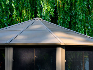 Gazebo Penguin - Florence Sand Solarium Metal Roof 12x12