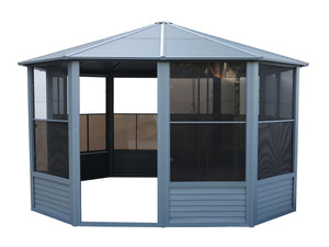 Gazebo Penguin - Florence Slate Solarium Metal Roof 12x12