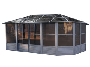 Gazebo Penguin - Florence Slate Solarium Polycarbonate Roof