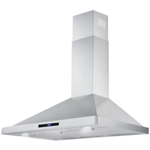 Cosmo 4-Piece, 36" Dual Fuel Range, 36" Range Hood, Dishwasher and Refrigerator COS-4PKG-079