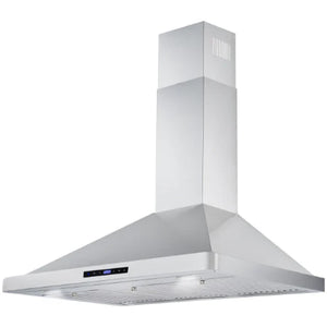 Cosmo 5-Piece Kitchen, 36" Dual Fuel Range and 36" Wall Mount Range Hood COS-5PKG-069