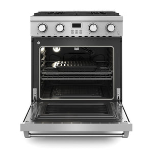 ThorKitchen - 30 Inch Contemporary Professional Gas Range in Stainless Steel