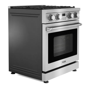 ThorKitchen - 30 Inch Contemporary Professional Gas Range in Stainless Steel