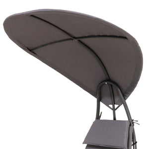 Deko Living - Outdoor Patio Lounge Chair with Canopy