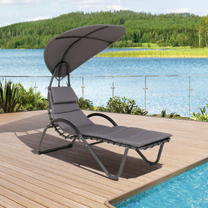 Deko Living - Outdoor Patio Lounge Chair with Canopy