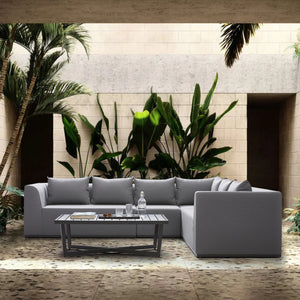 Deko Living - Ficarazzi Outdoor Patio Sofa Set & Coffee Table