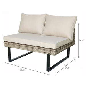 Deko Living - Outdoor Corner Patio Sectional & Tables