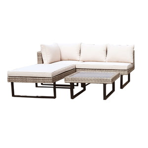 Deko Living - Outdoor Corner Patio Sectional & Tables