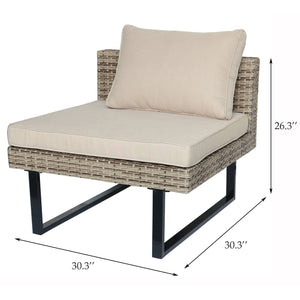 Deko Living - Outdoor Corner Patio Sectional & Tables