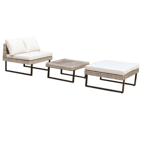 Deko Living - Outdoor Corner Patio Sectional & Tables