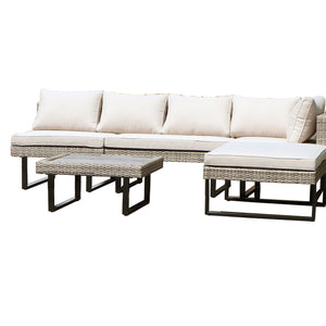 Deko Living - Outdoor Corner Patio Sectional & Tables