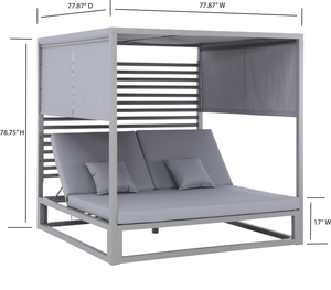 Deko Living - Avola Outdoor Square Patio Daybed