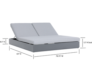 Deko Living - Ficarazzi Rectangular Outdoor Patio Daybed