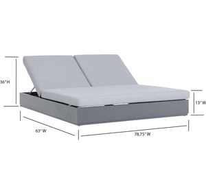 Deko Living - Ficarazzi Rectangular Outdoor Patio Daybed