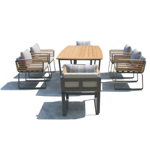 Deko Living - Deko Living Palazzolo Outdoor Dining Chairs and Table Set