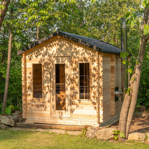 Canadian Timber - Georgian Cabin Sauna with Changeroom