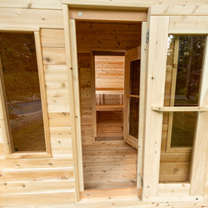 Canadian Timber - Georgian Cabin Sauna with Changeroom