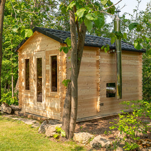 Canadian Timber - Georgian Cabin Sauna with Changeroom