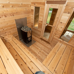 Canadian Timber - Georgian Cabin Sauna with Changeroom