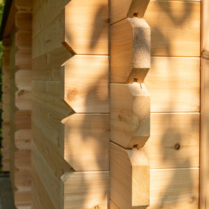 Canadian Timber - Georgian Cabin Sauna with Changeroom