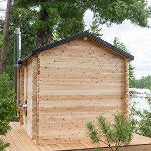 Canadian Timber - Georgian Cabin Sauna with Porch