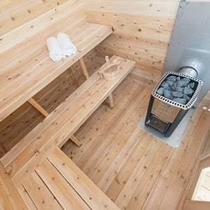 Canadian Timber - Georgian Cabin Sauna with Porch