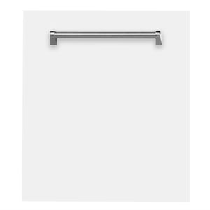 ZLINE 24 in. White Matte Top Control Dishwasher with Stainless Steel Tub and Traditional Style Handle, 52dBa