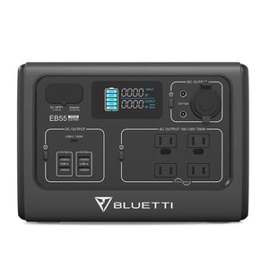 BLUETTI EB55 Portable Power Station | 700W 537Wh