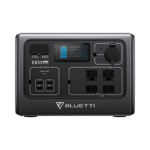 BLUETTI EB55 Portable Power Station | 700W 537Wh