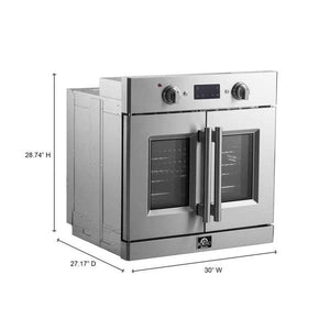 FORNO - Gallico 30" Electric French Door Wall Oven