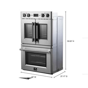 FORNO - Gallico 30" Electric French Door Double Oven