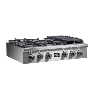 FORNO - Spezia Alta Qualita 36 “Pro-Style Gas Rangetop