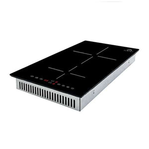 FORNO - Parco 12-Inch Induction Cooktop, 2 Zones, 3600W, Touch Control, 9 Power Levels & Booster Function