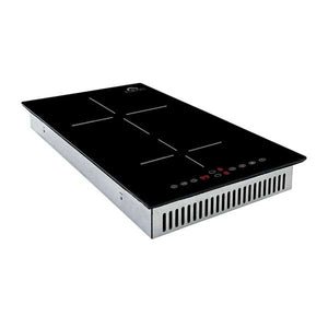 FORNO - Parco 12-Inch Induction Cooktop, 2 Zones, 3600W, Touch Control, 9 Power Levels & Booster Function