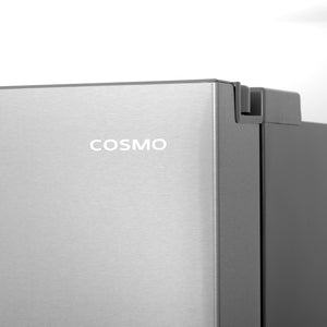 Cosmo 22.5 cu. ft. 4-Door French Door Refrigerator with Recessed Handle in Stainless Steel, Counter Depth