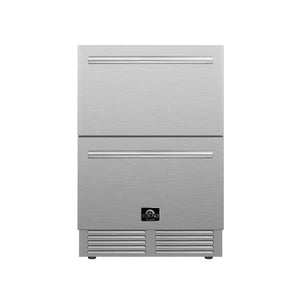 FORNO - Como 24" Indoor Outdoor Drawer Refrigerator, 4.87 cu.ft.