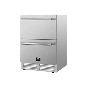 FORNO - Como 24" Indoor Outdoor Drawer Refrigerator, 4.87 cu.ft.