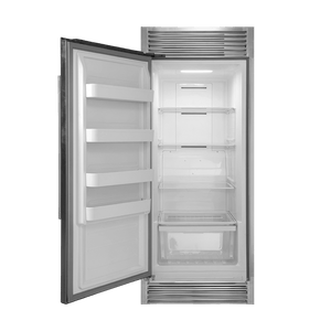 FORNO - Rizzuto 32″ Left Hand Swing Open 13.8 Cu.Ft. Stainless Steel Dual Zone Refrigerator/Freezer