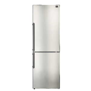 FORNO - 24″ Inch W. Bottom Mount Freestanding Refrigerator and Freezer with 11.1 Cubic Ft. Total Capacity (Right Side)