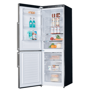 FORNO - 24″ Inch W. Bottom Mount Freestanding Refrigerator and Freezer with 11.1 Cubic Ft. Total Capacity (Left Side)