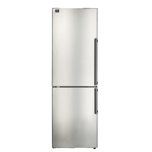 FORNO - 24″ Inch W. Bottom Mount Freestanding Refrigerator and Freezer with 11.1 Cubic Ft. Total Capacity (Left Side)