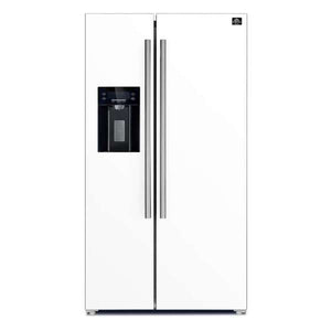 FORNO - Salerno Espresso 36" Side-by-Side White Refrigerator 20 cu.ft