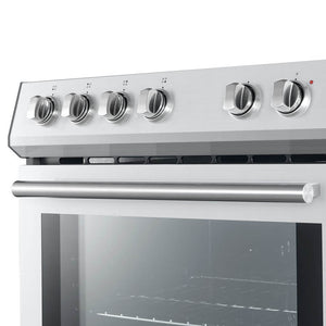 FORNO - Leonardo Espresso 30" Electric Range Stainless-Steel