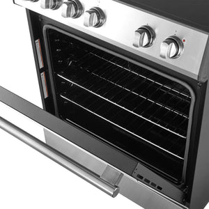 FORNO - Leonardo Espresso 30" Electric Range Stainless-Steel