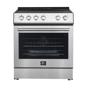 FORNO - Leonardo Espresso 30" Electric Range Stainless-Steel